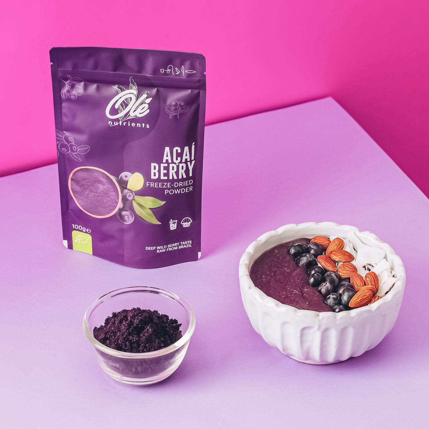 100g Açaí Berry Freeze-Dried powder