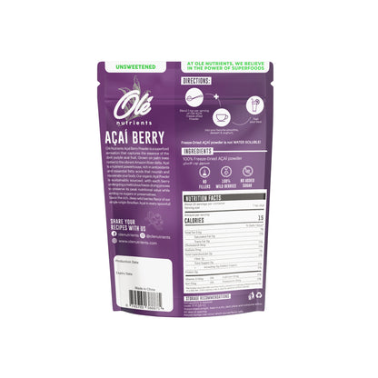 100g Açaí Berry Freeze-Dried powder