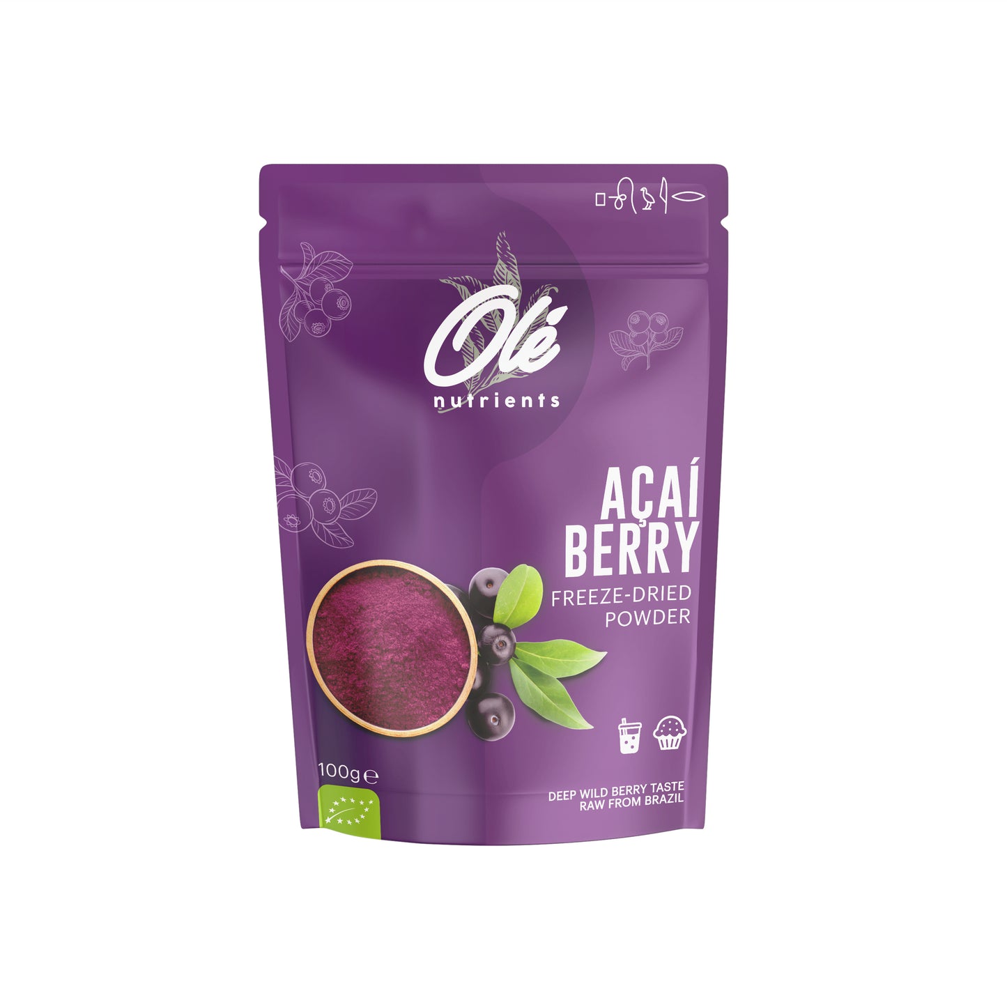 100g Açaí Berry Freeze-Dried powder