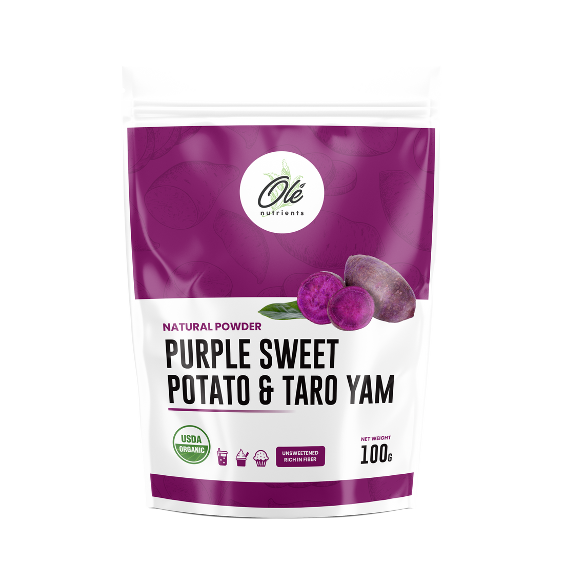 100g Purple Sweet Potato & Taro YAM – olenutrients.com