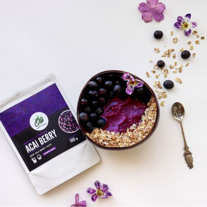 100g Açaí Berry Freeze-Dried Powder – Olenutrients.com